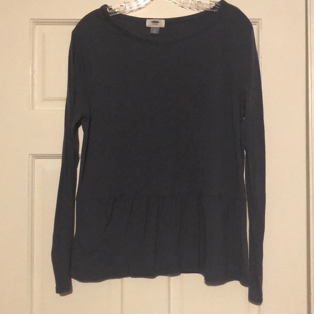 Old Navy Peplum Long Sleeve Top
